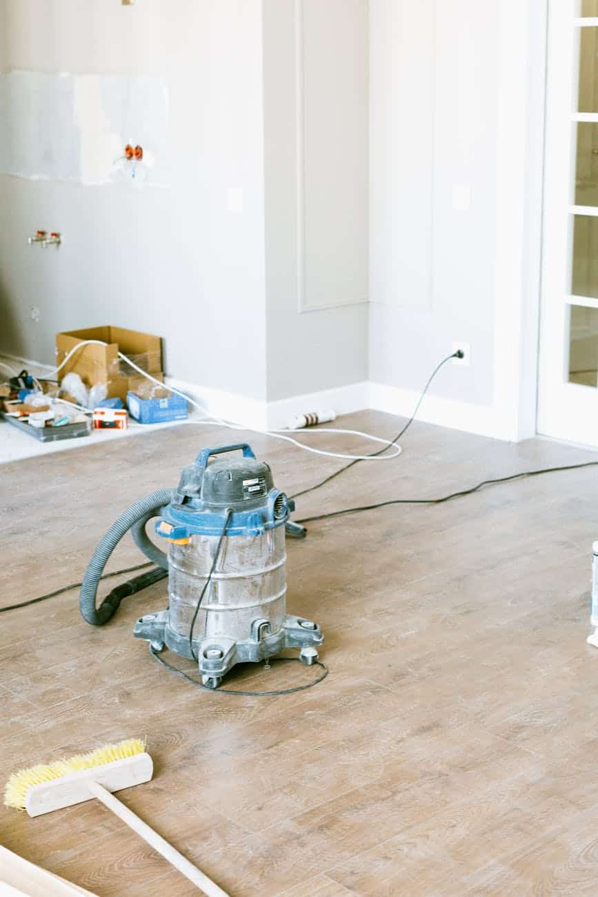 photo of vacuum cleaner on floor