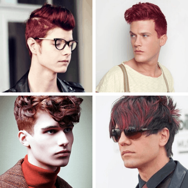 Burgundy Hair for Men mens fall outfits casual how to improve dressing sense male autumn style