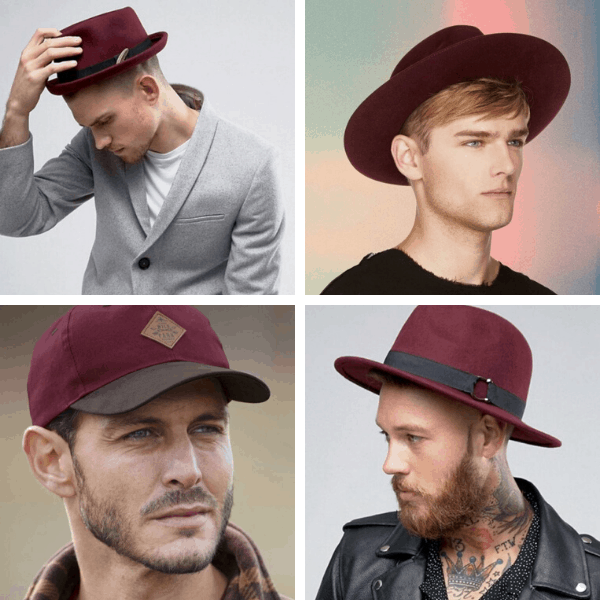 Men Burgundy Hats full outfits for guys casual wear for men pictures mens fashion casual casual style mens