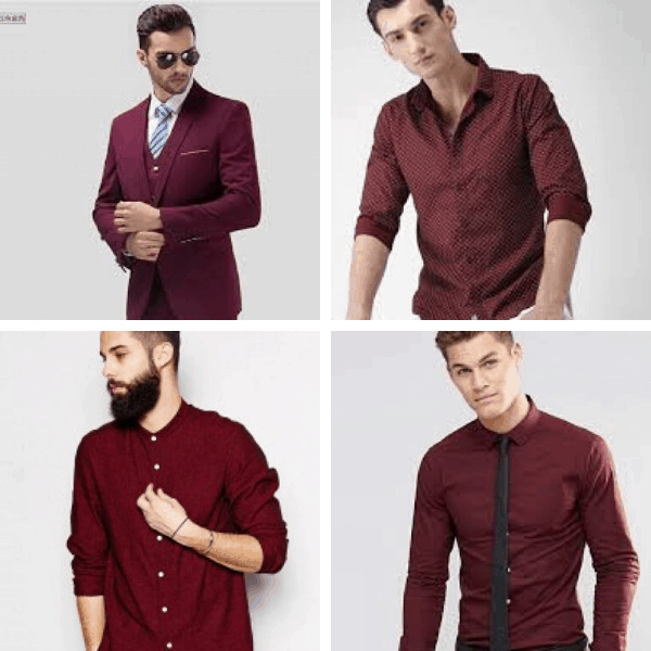Wine Shirt Combination mens fashion casual autumn style mens dressing styles formal mens work style