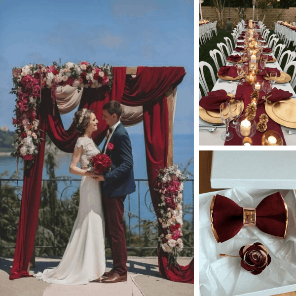 140+ Burgundy Wedding Theme & Decorations Ideas (For Fall 2022)