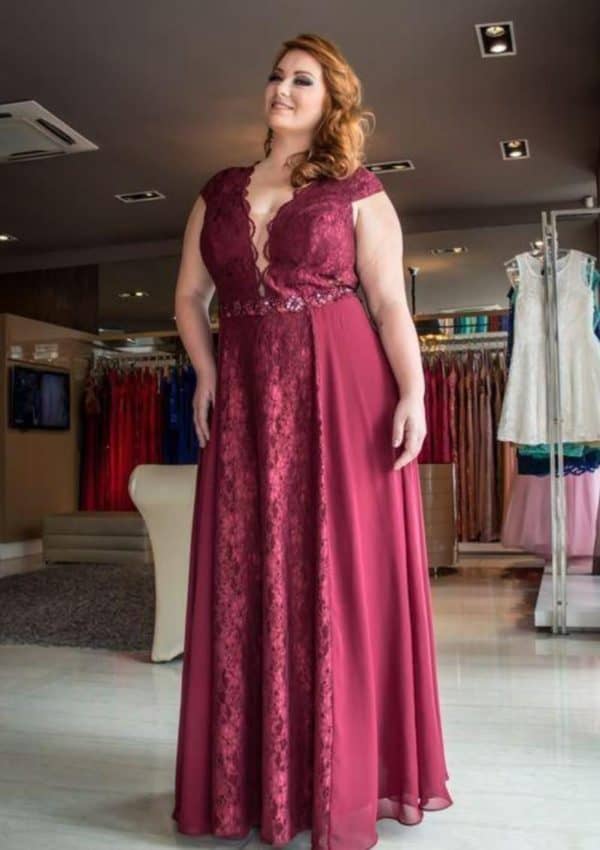 Ladies' Best Amazon Guide To Affordable Burgundy Plus Size Dresses For Wedding Cocktail Parties