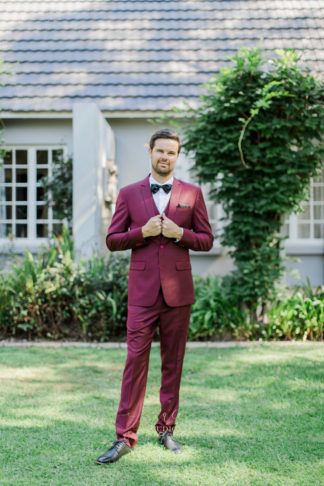 "how to dress like a gentleman how to look younger burgundy red/dark red suit formal outfit older man men"