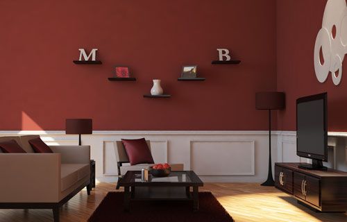 Which Color Is Best For Living Room? Is This Burgundy Color Scheme For Your Home?