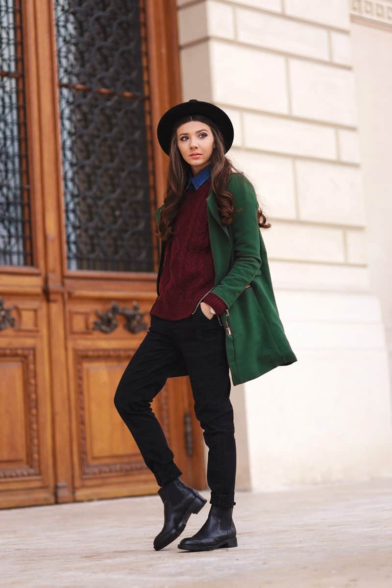 What Color Works With Green? Try These 20+ Green And Maroon Burgundy Outfit Combination Ideas For A Refreshed Look 2022